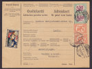 Finland Adresskort Packet Freight Bill Card VIIPURI 1928  To LATHI Olympic Games Vignet Label (2 Scans) - Brieven En Documenten