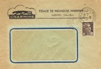 Carta Comercial HABSHEIM (Haut Rhin) 1946. Pro Tuberculose Vignette - Storia Postale