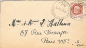 Carta NEUVILLE Aux BOIS (Loiret) 1942. - Covers & Documents