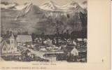 Valdez AK Alaska, Panorama View Of Town On 1900s Vintage Albertype Postcard - Other & Unclassified