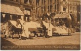 Golden Potlatch Parade Celebration, Seattle WA 'First Cabin' On Float, 1900s Vintage Postcard - Seattle