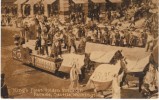Golden Potlatch Parade Celebration, Seattle WA, Kings Float, Lions, 1900s Vintage Postcard - Seattle