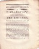 CHER - BOURGES - DECLARATIONS DES DEBITEURS DES EMIGRES DU 25 SEPTEMBRE 1792. - Decreti & Leggi