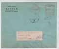 Belgium Cover With Meter Cancel Lodelinsart 8-9-1966 Sent To Denmark - Covers & Documents