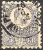 Hungary #12 Used 25k Lilac From 1871-72 - Usati