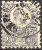 Hungary #12 Used 25k Lilac From 1871-72 - Usado