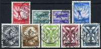 Hungary C26-34 Used Airmail Set From 1933 - Oblitérés