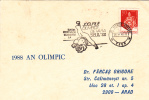 Olympic Games  Séoul 1988, Lutte Martiaux OLYMPIC GAMES,special 1X  Obliteration On  Card Romania. - Summer 1988: Seoul