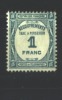 Taxe No . 60 NSG - 1859-1959.. Ungebraucht