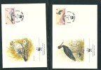 Gibraltar: 629/ 632 Sur FDC  -  WWF - Cigognes & échassiers