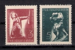 Yugoslavia 1951. National Uprising In Croatia  MNH Mi.662/63 - Neufs