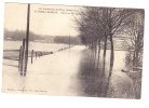 CPA - SAINT OUEN L´ AUMONE - Quartier De L´ Eglise - Les Inondations De L´ Oise , Janvier 1910 - Saint-Ouen-l'Aumône