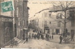 CUERS  PLACE RUE CARNOT VERS 1900 - Cuers