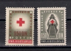 Yugoslavia 1952. Red Cross Surcharge MNH Mi.ZW.10/ZWP.7 - Ongebruikt