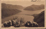 Svizzera-Cartolina 1919-Monte San Salvatore.Vista Verso Melide-Diga - Melide