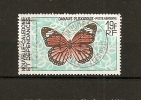 Timbre Oblitéré De Nouvelle Calédonie, N°92 Poste Aérienne, Y Et T, 1967, Papillon - Gebruikt