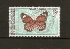 Timbre Oblitéré De Nouvelle Calédonie, N°92 Poste Aérienne, Y Et T, 1967, Papillon - Oblitérés