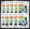 Australia 1983 Butterflies 27c Ulysses Used  SG 791 - 10 Stamps - Collections