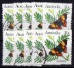 Australia 1983 Butterflies 30c Chlorinda Hairstreak Used  SG 792b - 10 Stamps - Sammlungen