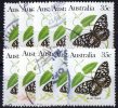 Australia 1983 Butterflies 35c Blue Tiger Used  SG 793 - 10 Stamps - Verzamelingen