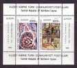 1993 NORTH CYPRUS EUROPA CEPT MODERN ART SOUVENIR SHEET MNH ** - Unused Stamps