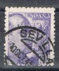 Sello 20 Cts Caudillo 1940, Fechador SEVILLA, Edifil Num 922 º - Usados