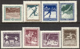 Hungary B80-87 Mint Hinged Semi-Postal Set From 1925 - Ungebraucht