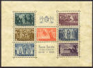 Hungary B97 Mint Hinged Semi-Postal Souvenir Sheet From 1938 - Neufs