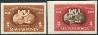 Hungary C63 & C81 Mint Hinged Imperf UPU Airmails From 1949 & 50 - Ongebruikt