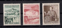 Yugoslavia 1953. AVNOJ Mi.735/37 MNH - Ongebruikt