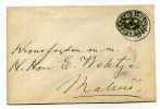 ENTIER POSTAL  STATIONERY  SUEDE 1901 ENVELOPPE COURONNE - Lettres & Documents