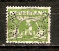 Nederland 1924-41  3c  (o)  Mi.149A (perfin GD & Z) - Gebruikt