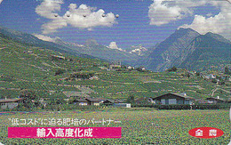 Télécarte Japon / 110-011 - SUISSE Montagne - Mountain Japan Phonecard Switzerland Schweiz - Site 83 - Montagne