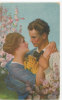 L. KNOEFEL, ROMANCE, GLAMOUR COUPLE, Embraced Lovers, VF Cond. PC,  Not Mailed, Ca 1920s, Novolito - Spark, Chicky