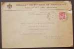 TYPE IRIS - CONSULAT DE YOUGOSLAVIE - CHAUMONT / LETTRE POUR STARSBOURG (ref 1858) - 1939-44 Iris