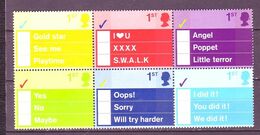 Great Britain 2003 MiNr. 2080 - 2085  Großbritannien Greeting Marks Text Messages 6v MNH**   12,00 € - Unused Stamps