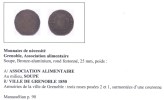 Monnaie De Nécessité, Grenoble (38), Dauphiné - Other & Unclassified