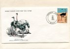 Republique Du Niger 1978.Struthio Camelus. Ostrich.Autruche D'Afrique. Struisvogel. FDC WWF Fauna. Good. Nice! - Autruches