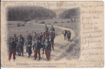 CPA - (88) Moussey/Provencheres - L´avant Garde De L´infanterie Francaise En Manoeuvres (obl. 1903/petit Trou D´épingle) - Moussey