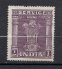 S 62    (**)    Y  &  T     (timbre De Service)     "INDE"  Pas De Gomme à L'époque Oui Ou Non M'informer Merci - Official Stamps