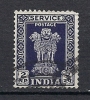 TS 24   (OBL)   Y  &  T     (TIMBRE DE SERVICE  "colonne D"dasoka")     "INDE" - Timbres De Service