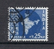 102   (OBL)   Y  &  T     (carte De L'inde)     "INDE" - Used Stamps