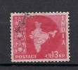 100A   (OBL)   Y  &  T     (carte De L'inde)     "INDE" - Used Stamps