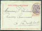 EP Carte-carte-lettre 10 Cent. Pellens Démonétisé Réutilisé Avec Timbre N°138 Obl. Sc BRUXELLES 1 Du 4-IV-1920 Vers Boit - Tarjetas 1909-1934