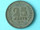 1941 - 25 CENT / KM 174 ( Details Zie Foto ) ! - 25 Cent