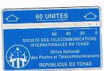 CIAD (CHAD)  - S.T.I.T. / O.N.P.T. (L & G ) - 1997 BLUE 60  CODE 706F  - USED °  -  RIF. 464 - Tschad