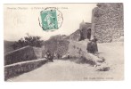 CPA -  84 - BONNIEUX - Le Portail Des Chèvres Et Du Chateau - 1909 - Bonnieux