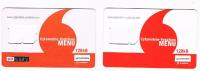 CIPRO (CYPRUS) - CYTAMOBILE / VODAFONE  (SIM GSM WITHOUT CHIP)  - LOT OF 2 DIFFERENT          - USED °  - RIF. 472 - Cipro