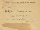 Carta A Vichy (Francia) 1942. Chemins De Fer - Briefe U. Dokumente