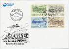 FAEROE ISLANDS 1987 Old Farmsteads Set On  FDC.  Michel 145-48 - Faroe Islands